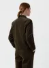 Women's Corduroy Boxy Jacket in Dark Moss sold by Sunspel