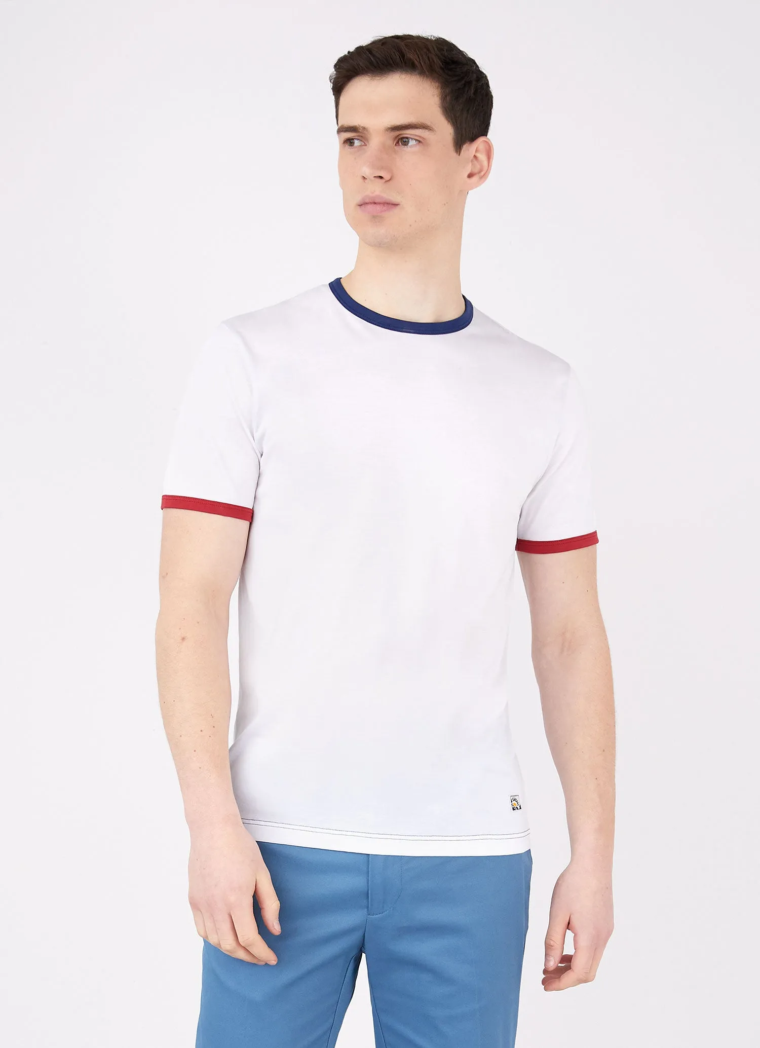 Men's Paul Weller T-shirt in White sold by Sunspel product image thumbnail 3