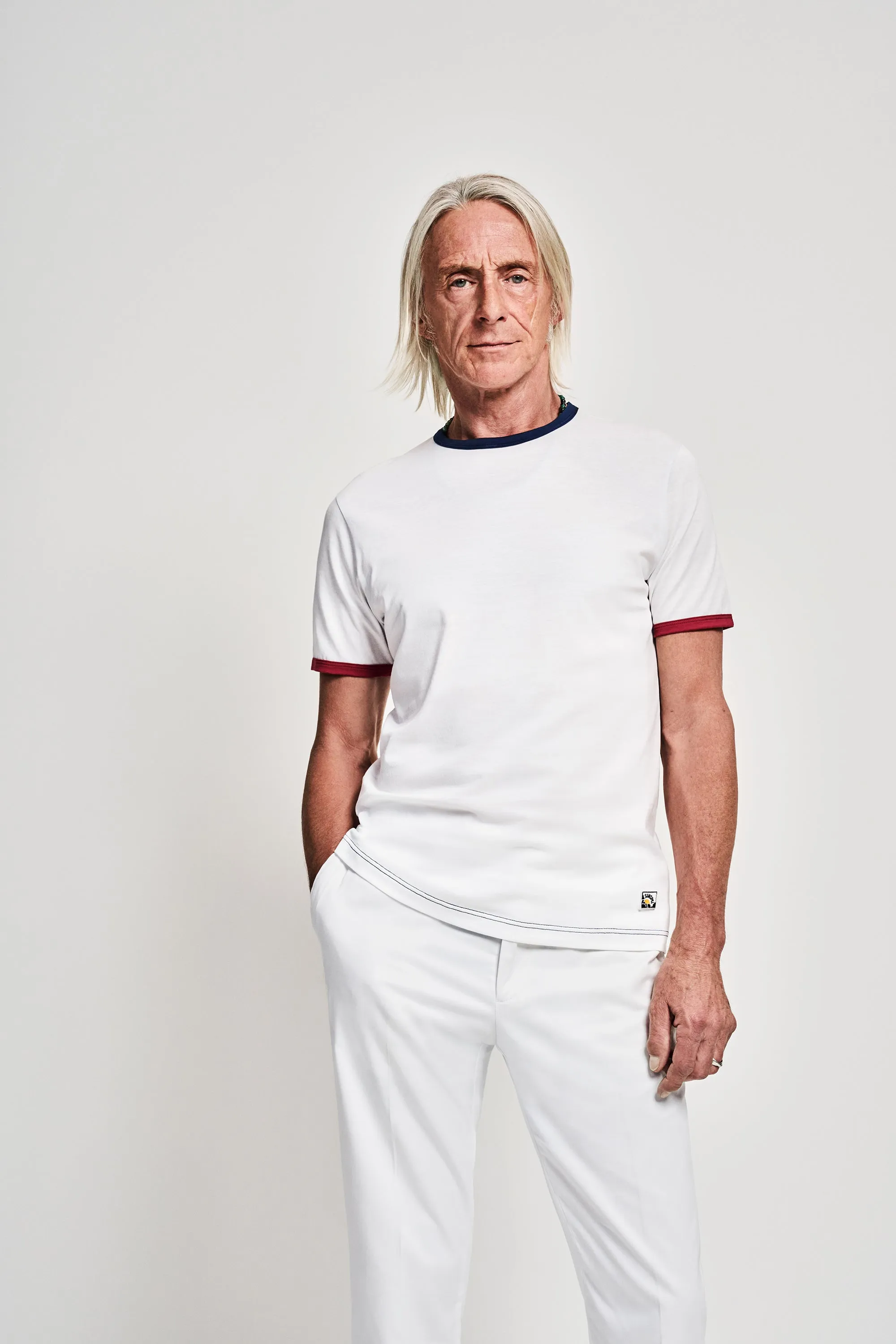 Men's Paul Weller T-shirt in White sold by Sunspel product image thumbnail 2