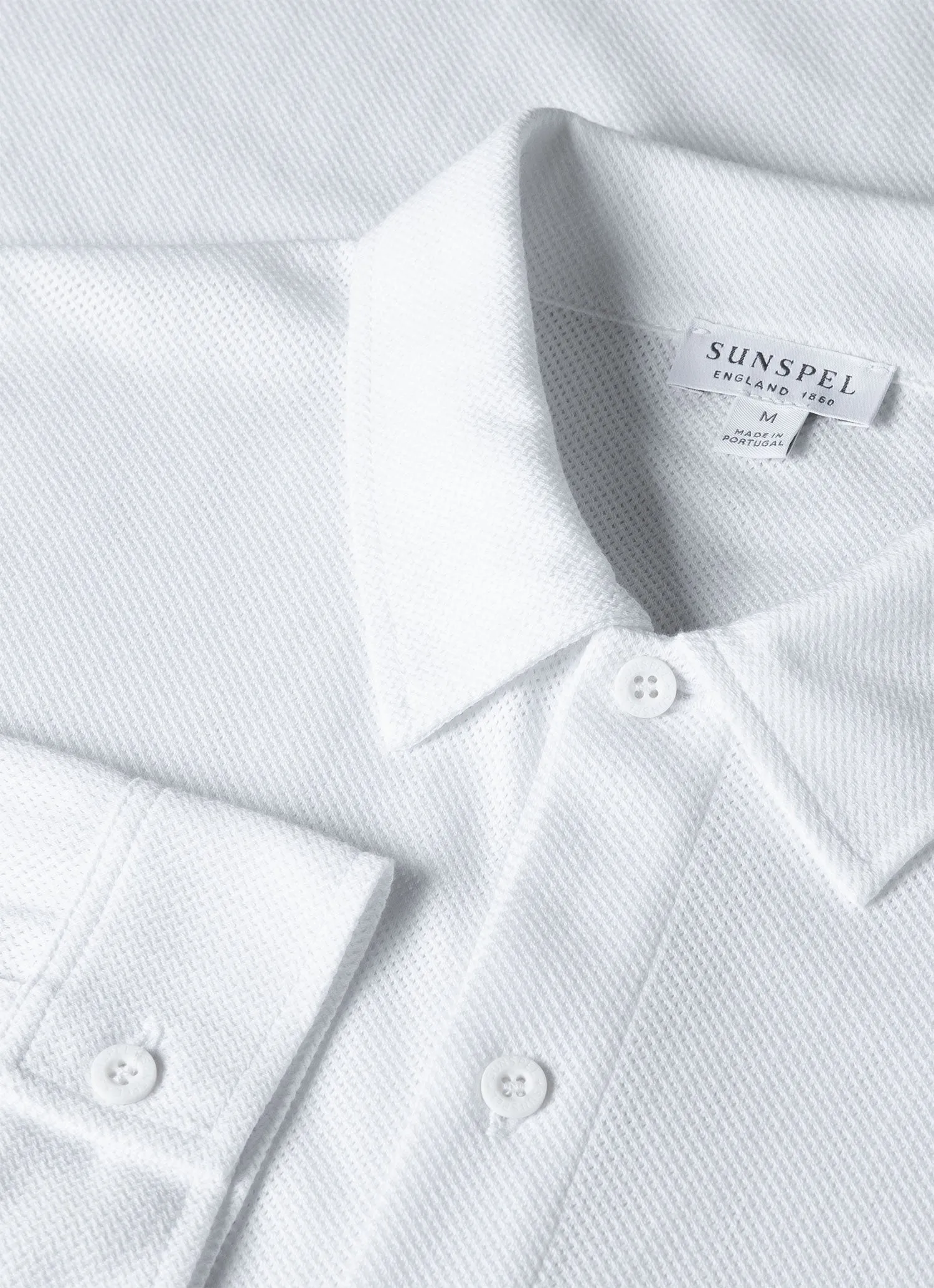 Men's Riviera Shirt in White sold by Sunspel product image thumbnail 4