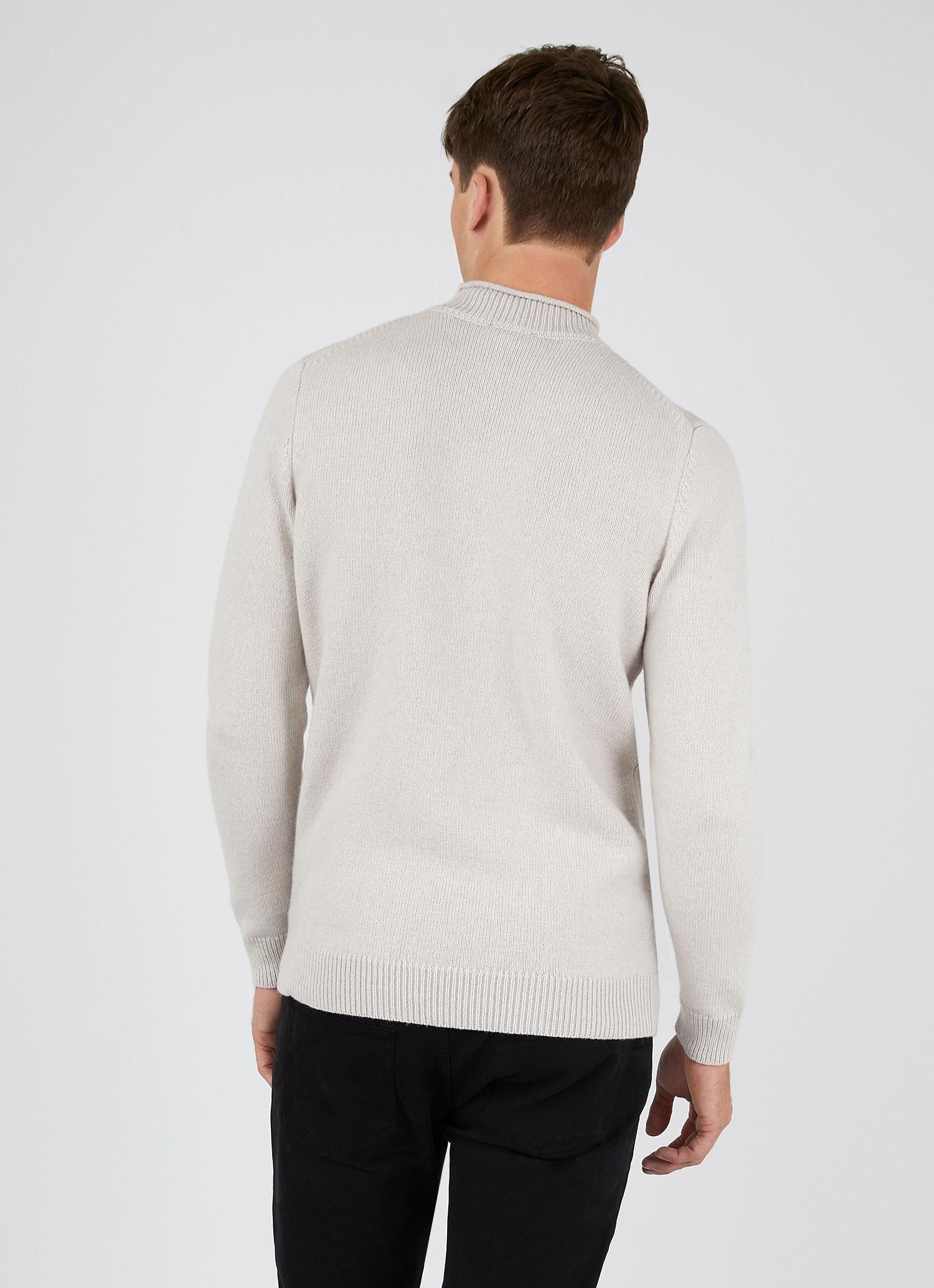 Men's Fisherman Jumper in Chalk sold by Sunspel product image thumbnail 4
