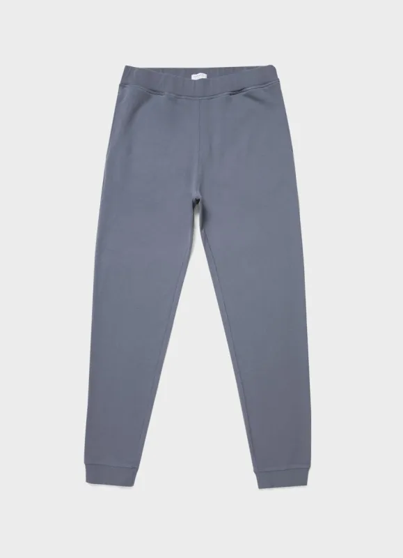 Men's Loopback Sweatpants in Blue Slate sold by Sunspel