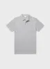 Men's Riviera Polo Shirt in Grey Melange sold by Sunspel
