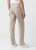 Men's Regular Fit Stretch Chino in Light Stone sold by Sunspel