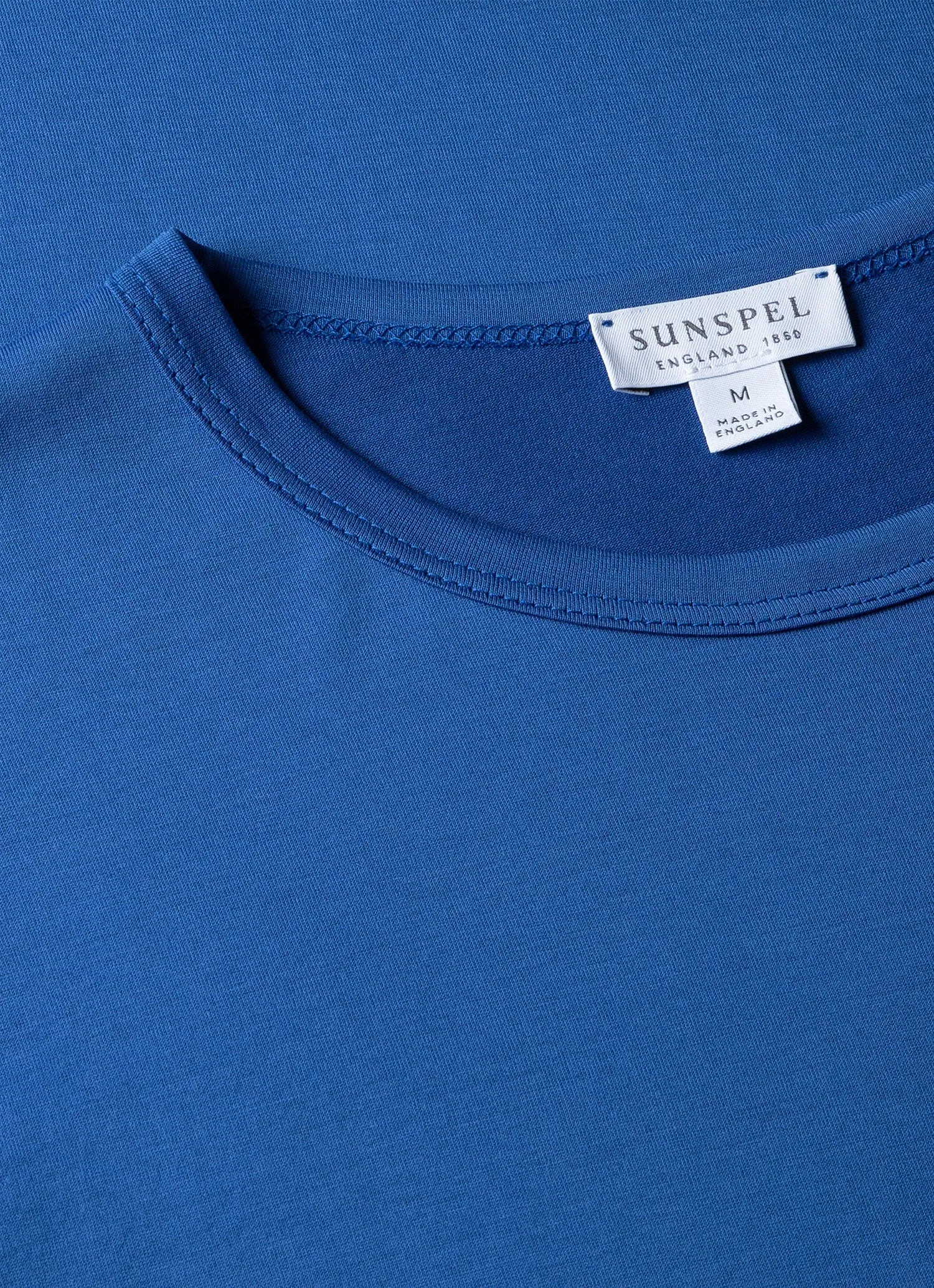 Men's Classic T-shirt in French Blue sold by Sunspel product image thumbnail 4