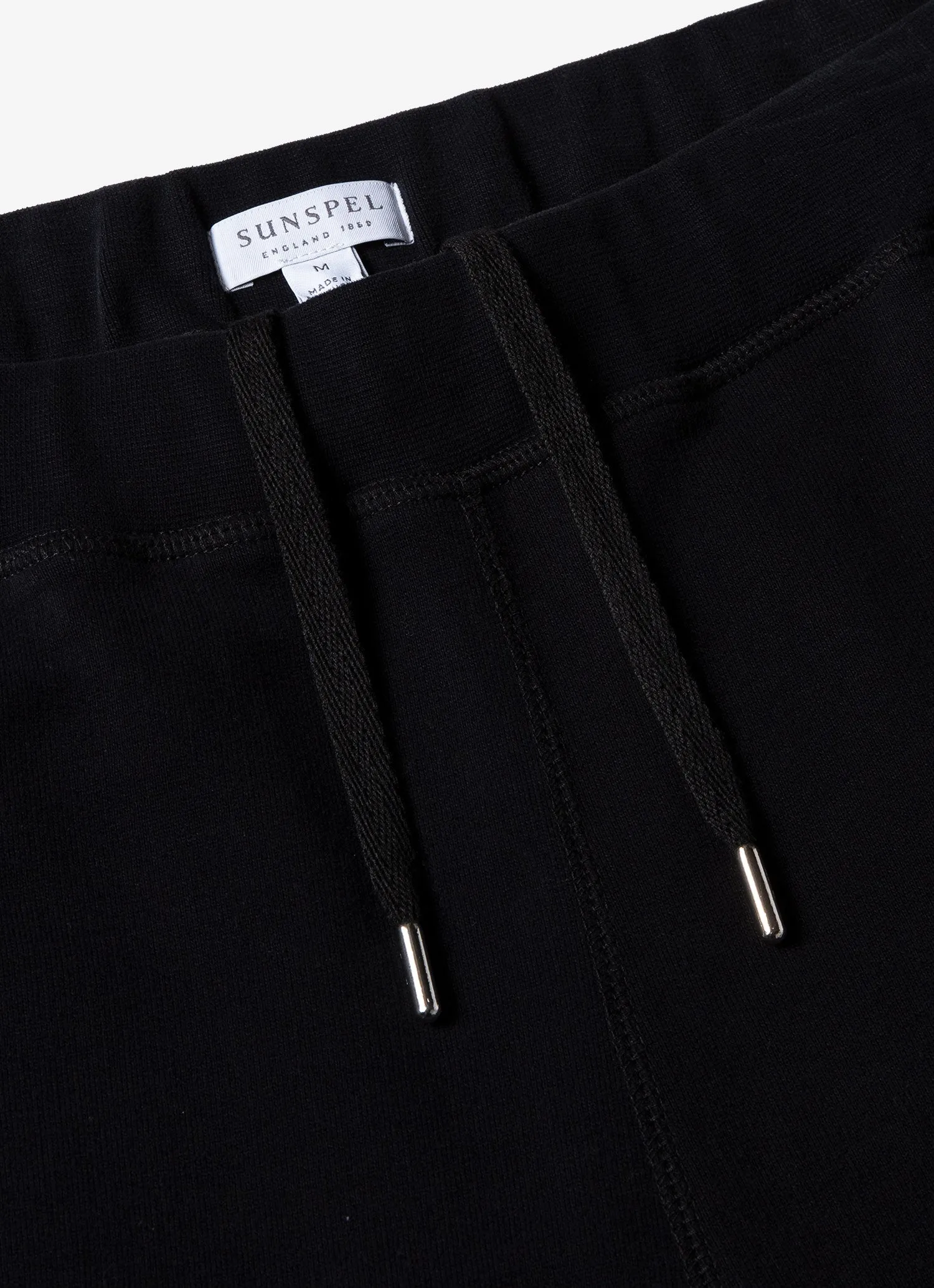 Men's Loopback Sweatpants in Black sold by Sunspel product image thumbnail 4