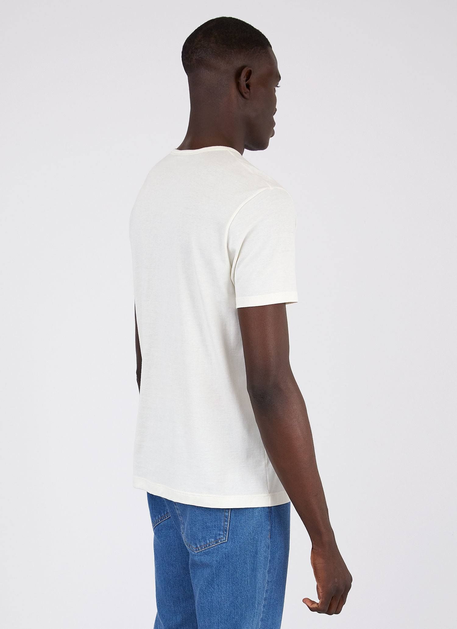 Men's Classic T-shirt in Archive White sold by Sunspel product image thumbnail 4