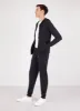 Men's Merino Zip Hoodie in Charcoal Melange sold by Sunspel