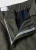 Men's Linen Drawstring Trouser in Light Khaki sold by Sunspel