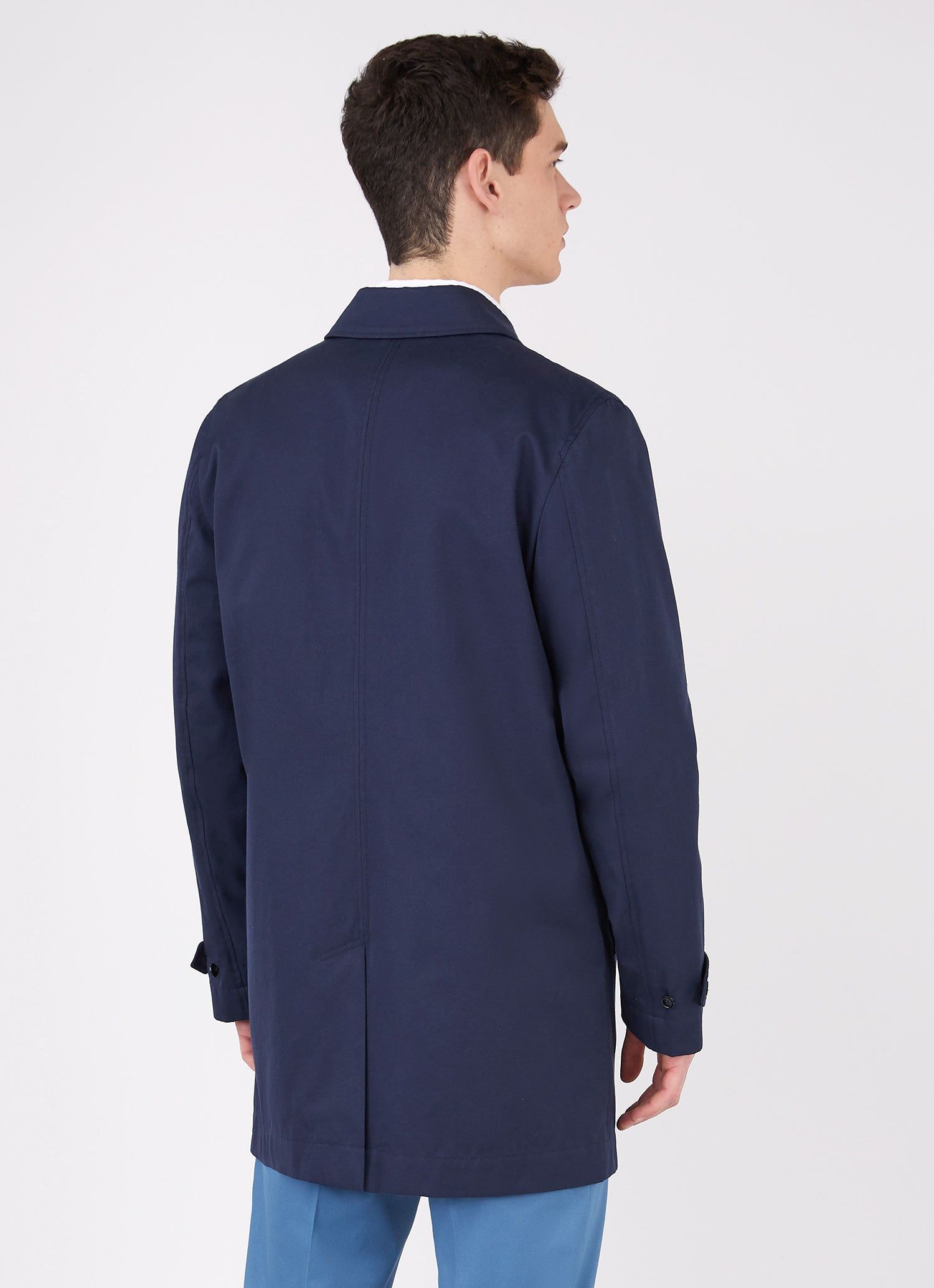 Men's Paul Weller Mac in Night Blue sold by Sunspel product image thumbnail 4