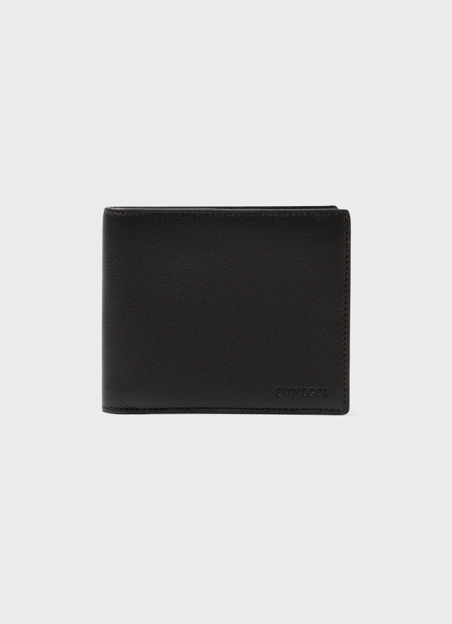 Bifold Wallet in Black sold by Sunspel