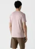 Men's Riviera T‑shirt in Shell Pink sold by Sunspel