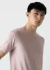 Men's Riviera T‑shirt in Shell Pink sold by Sunspel