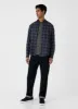 Men's Long Sleeve Riviera Midweight T-shirt in Drill Green sold by Sunspel