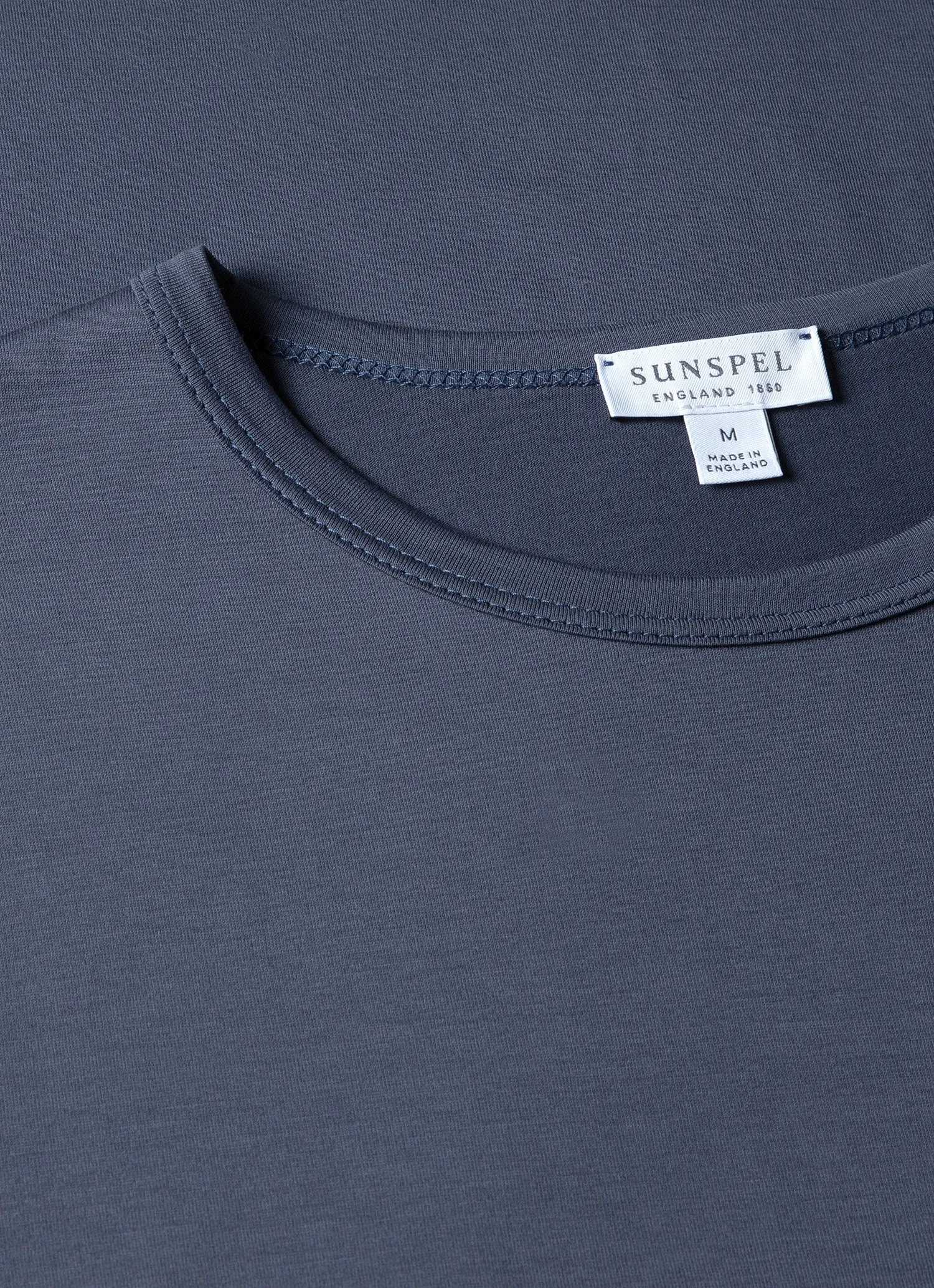Men's Classic T-shirt in Slate Blue sold by Sunspel product image thumbnail 4
