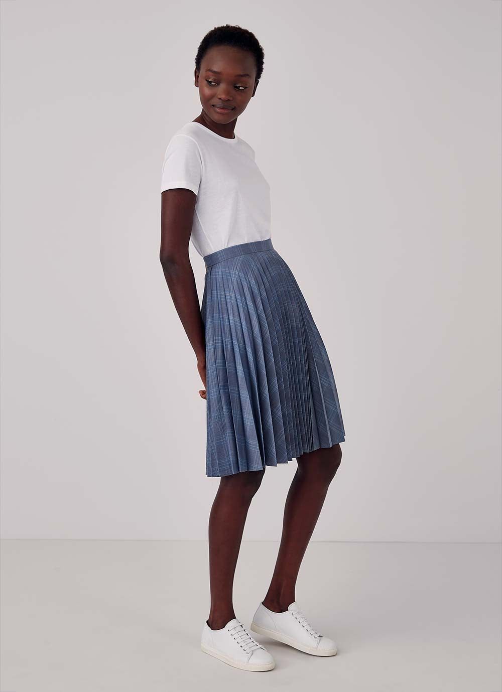 graphpaper silk wool pleats skirt サイズ0 graphpaper silk wool pleats skirt サイズ0