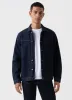 Men's 13oz Japanese Denim Jacket in Rinse Wash Denim sold by Sunspel