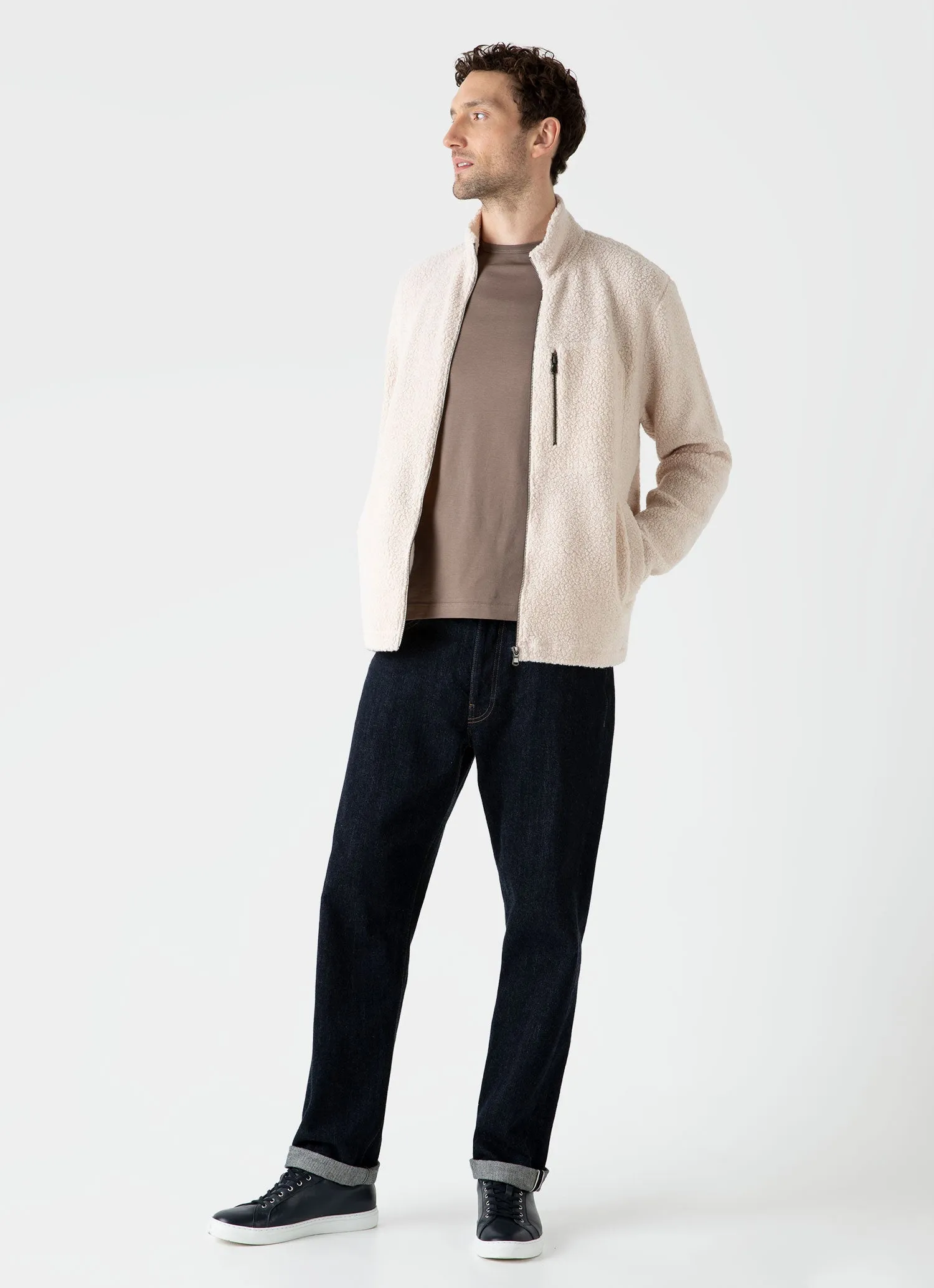 Men's Classic T-shirt in Cedar sold by Sunspel product image thumbnail 3