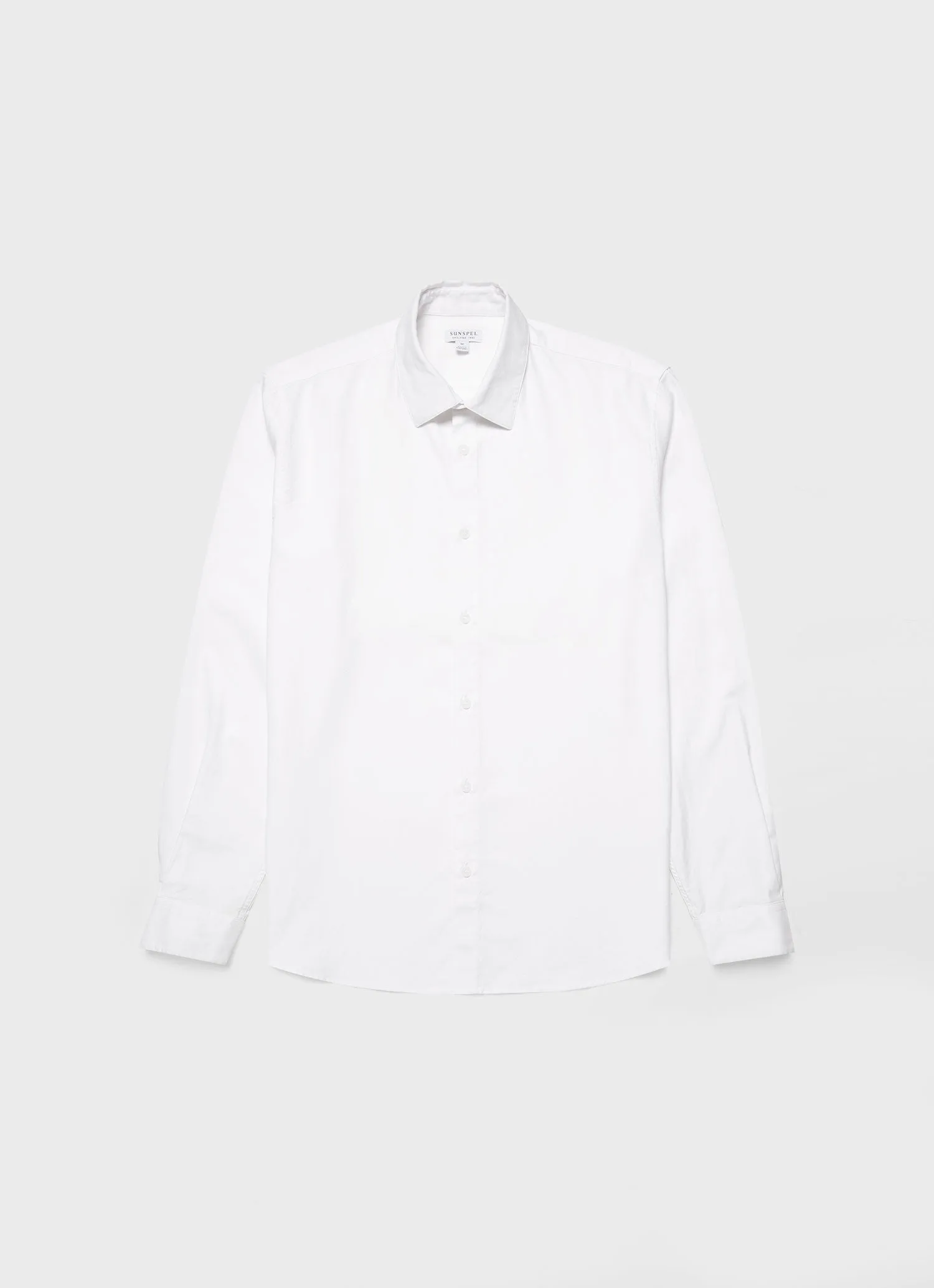 Men's Oxford Shirt in White sold by Sunspel