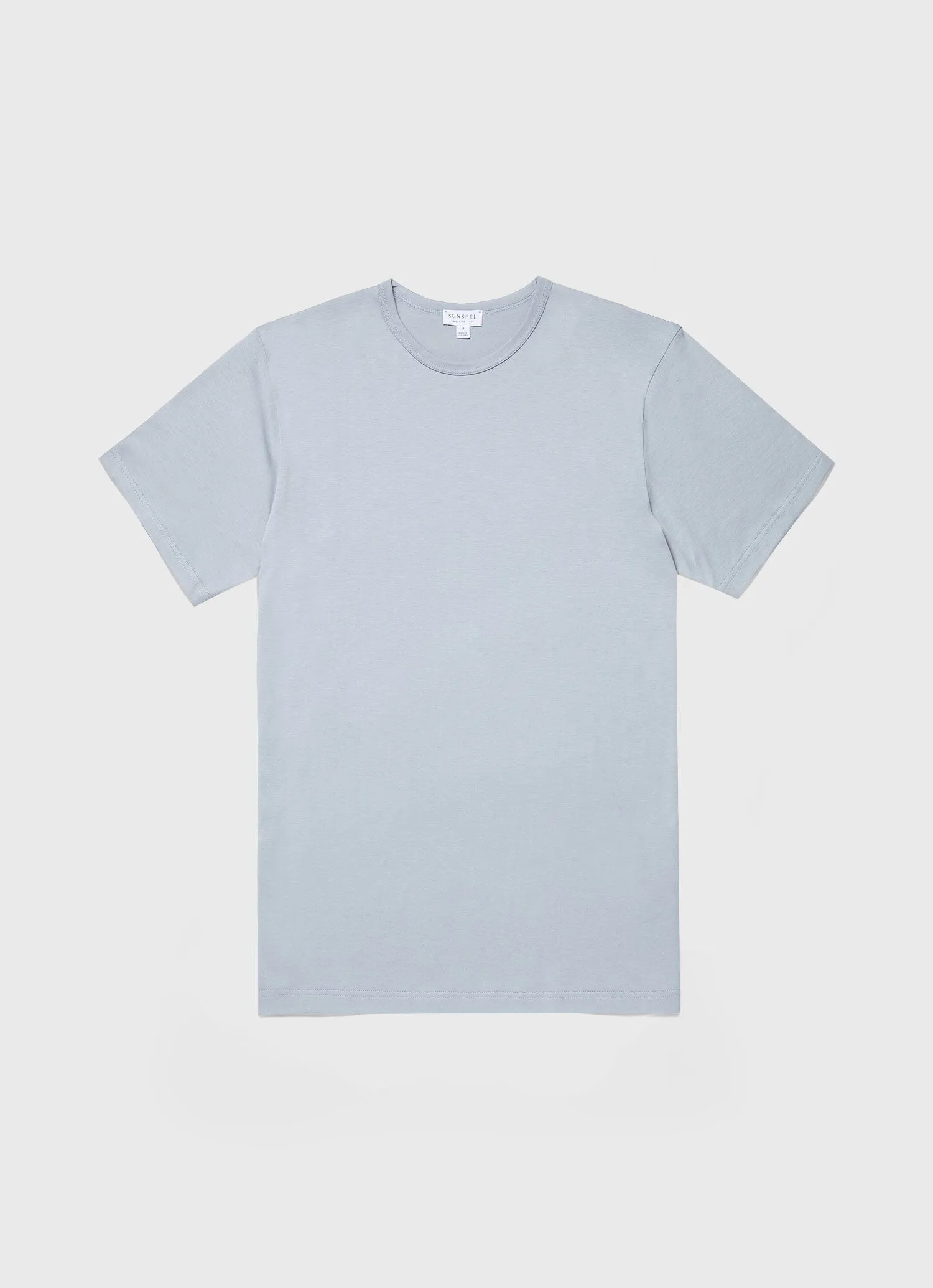 Men's Classic T-shirt in Smoke Blue sold by Sunspel