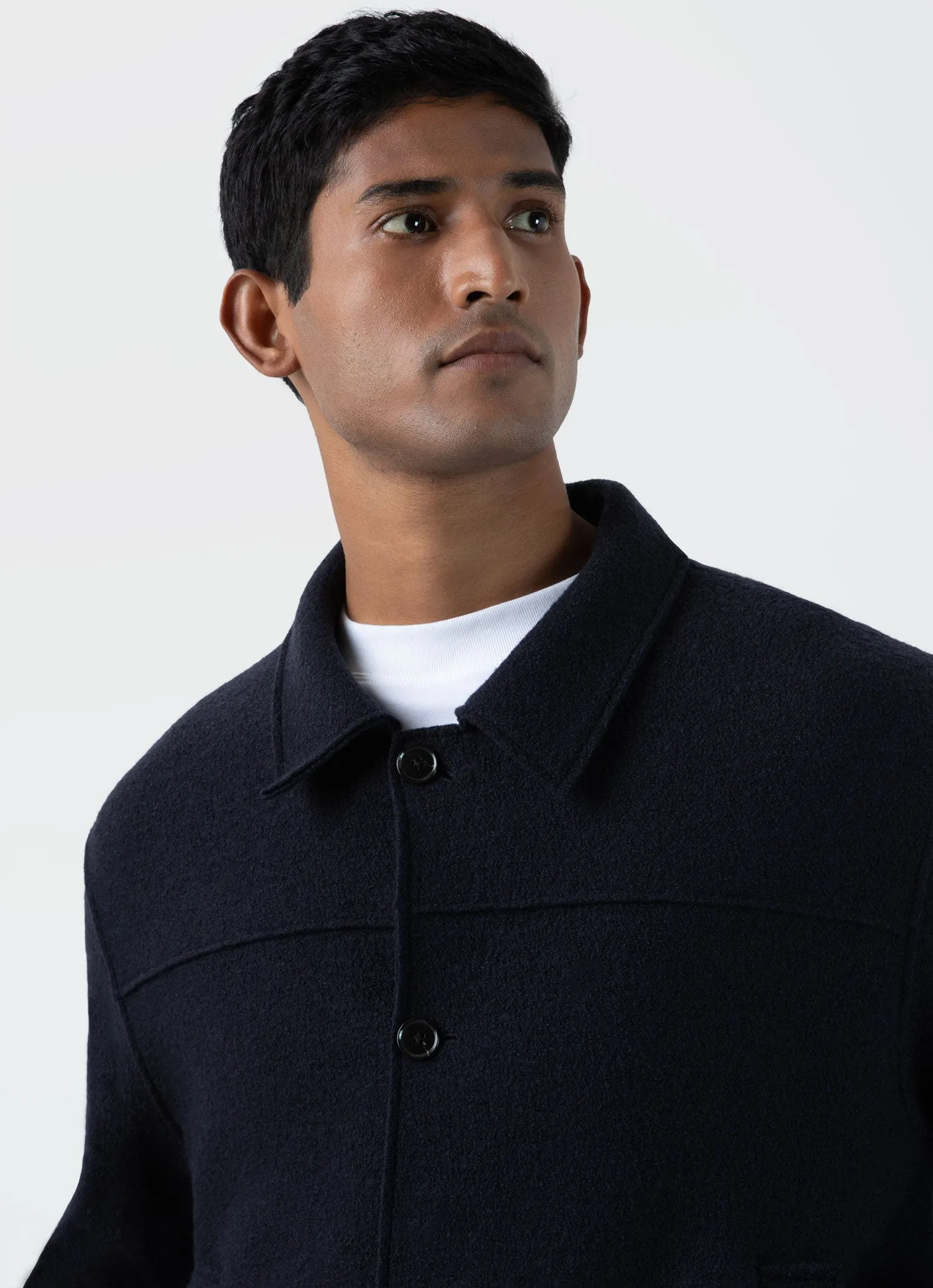 Men's Sunspel x Casely-Hayford Jacket in Navy sold by Sunspel product image thumbnail 5