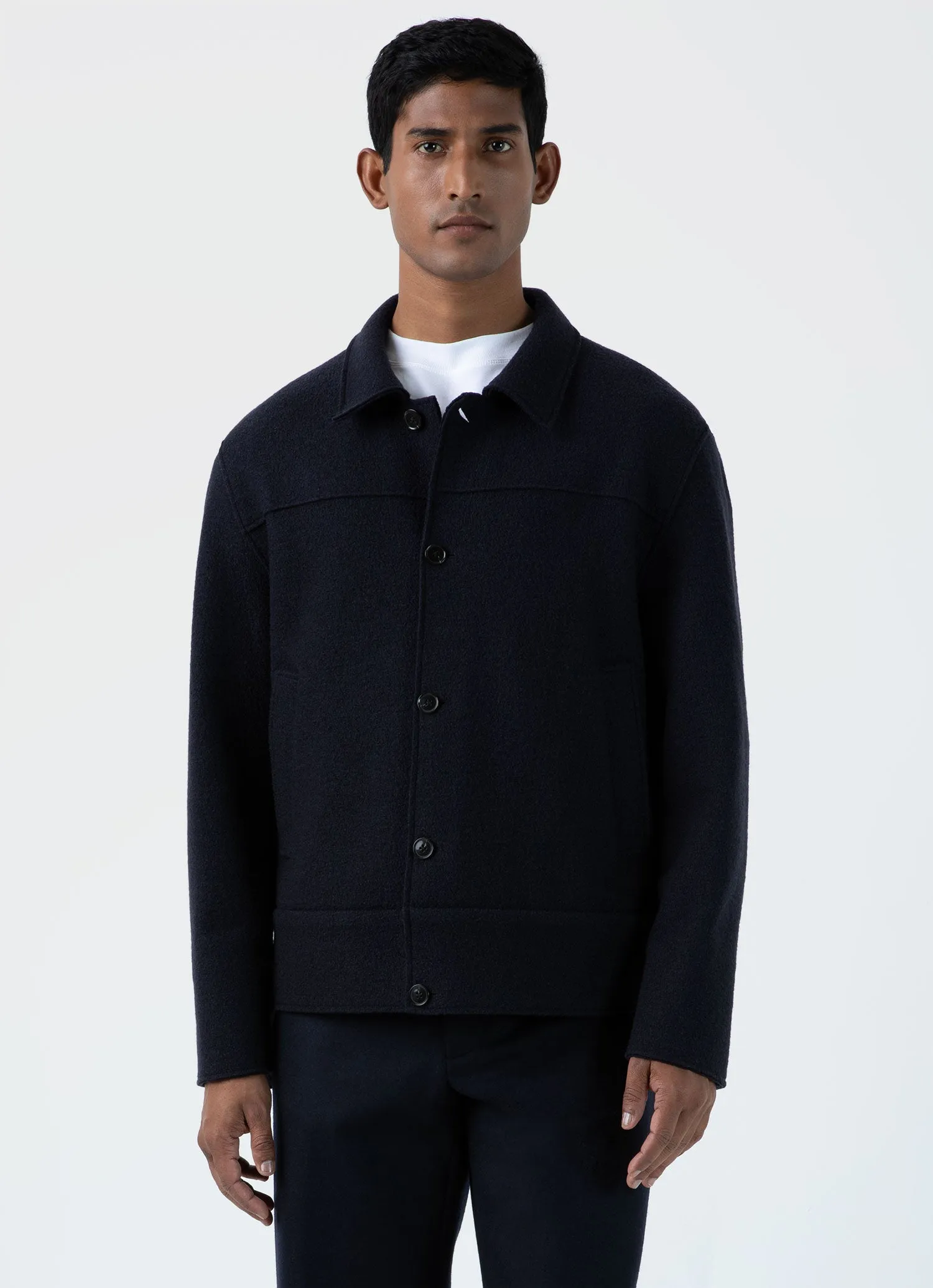 Men's Sunspel x Casely-Hayford Jacket in Navy sold by Sunspel product image thumbnail 2
