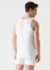 Men's Cellular Cotton Underwear Vest in White sold by Sunspel