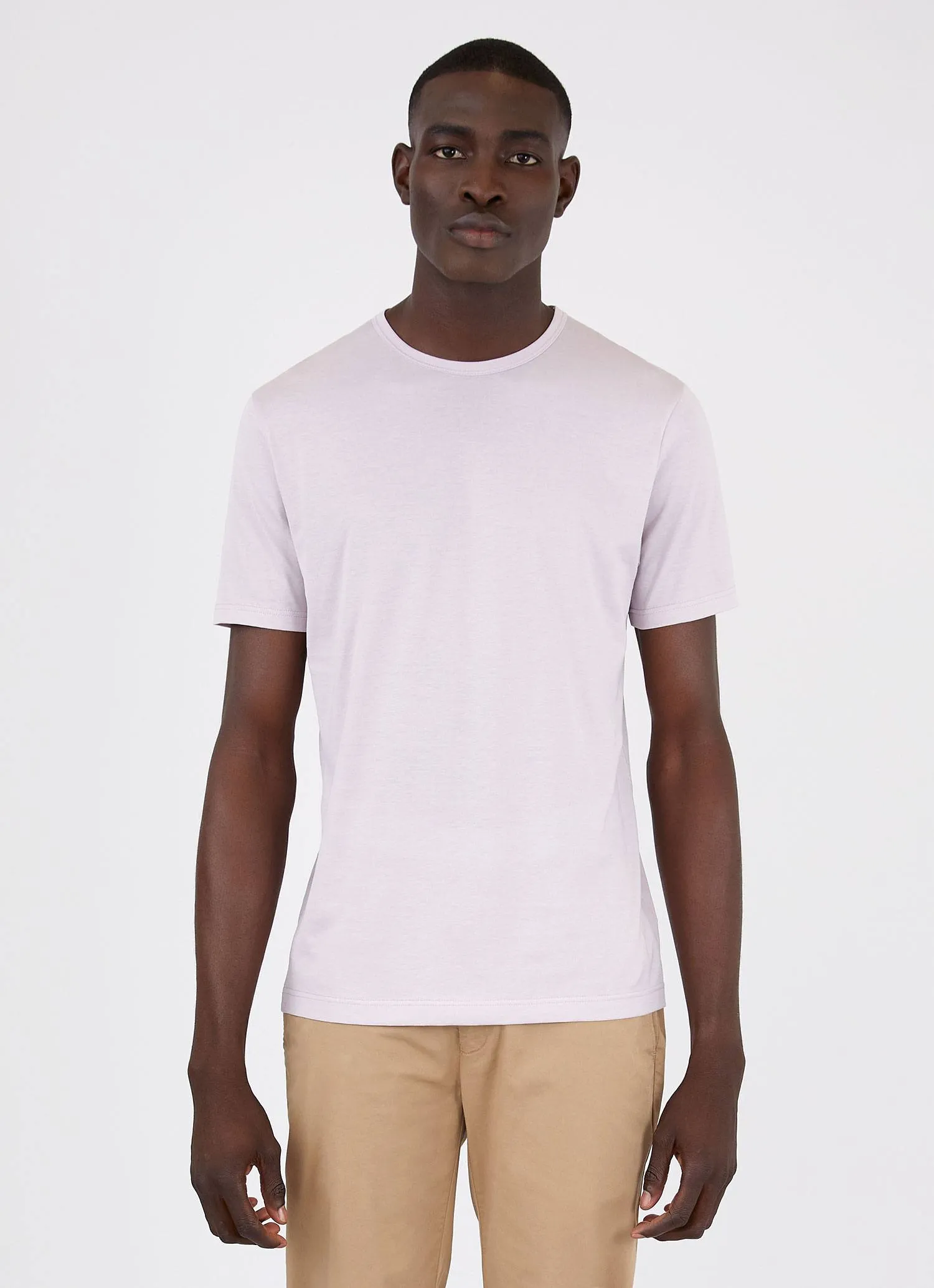 Men's Classic T-shirt in Lilac sold by Sunspel product image thumbnail 2