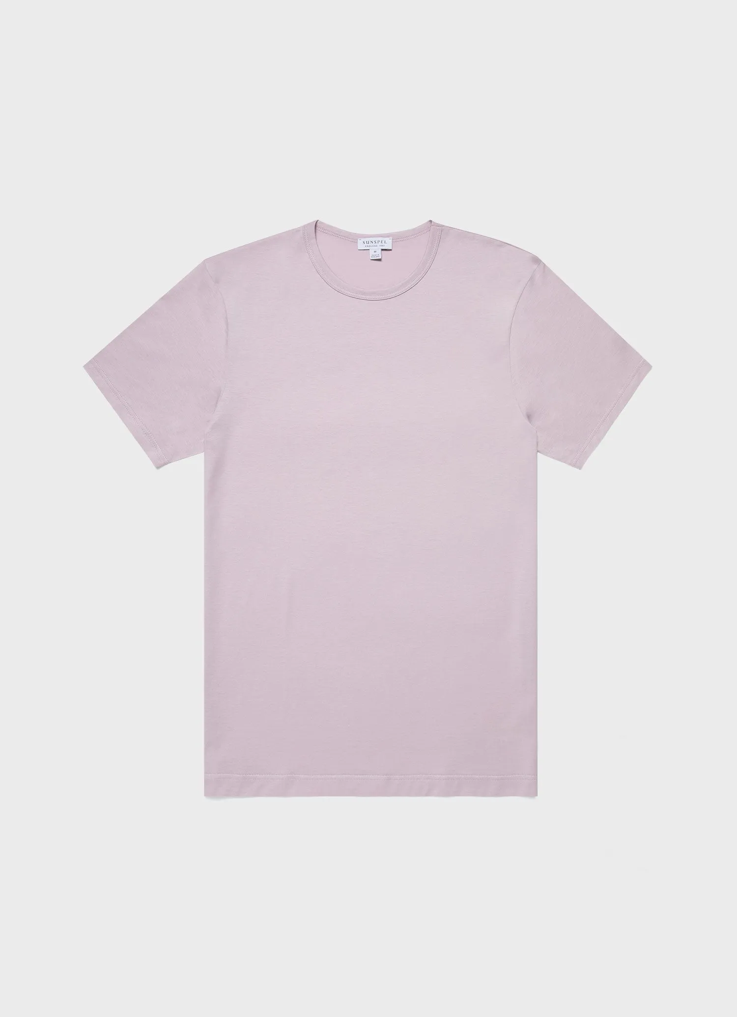 Men's Classic T-shirt in Lilac sold by Sunspel