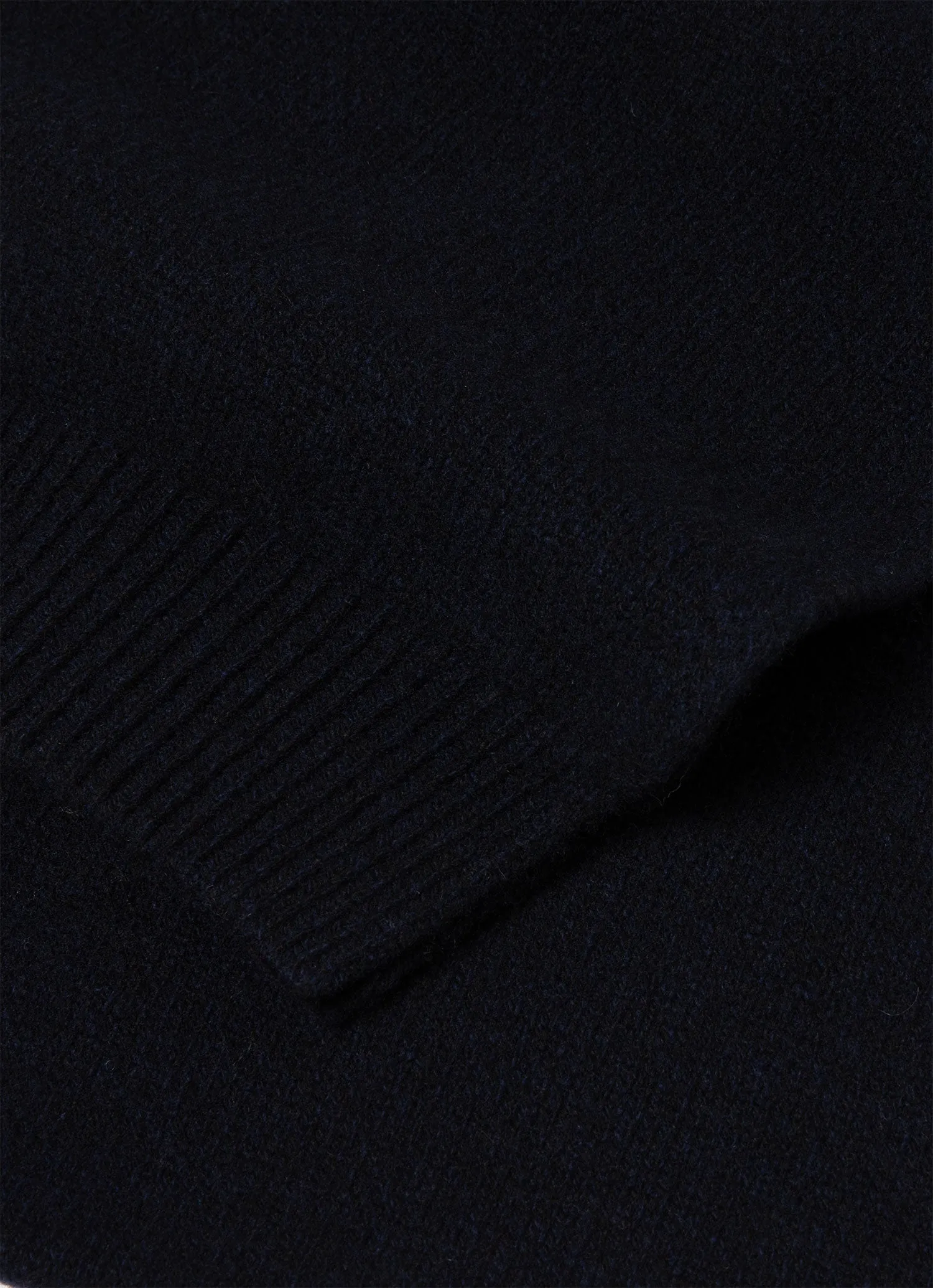 Scottish Lambswool Scarf in Dark Navy Mouline sold by Sunspel product image thumbnail 2