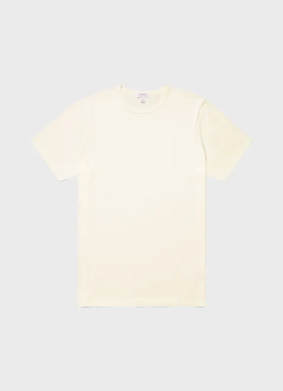 Men's Classic T-shirt in Archive White sold by Sunspel