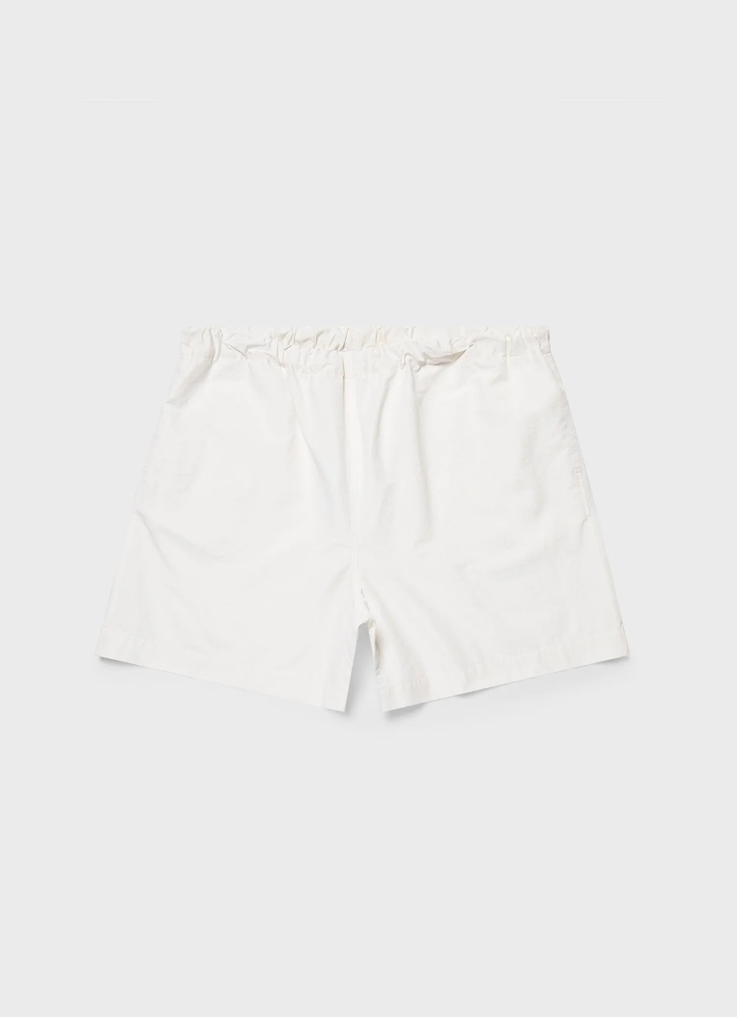 Men's Sunspel x Nigel Cabourn Ripstop Army Short in Off White sold by Sunspel