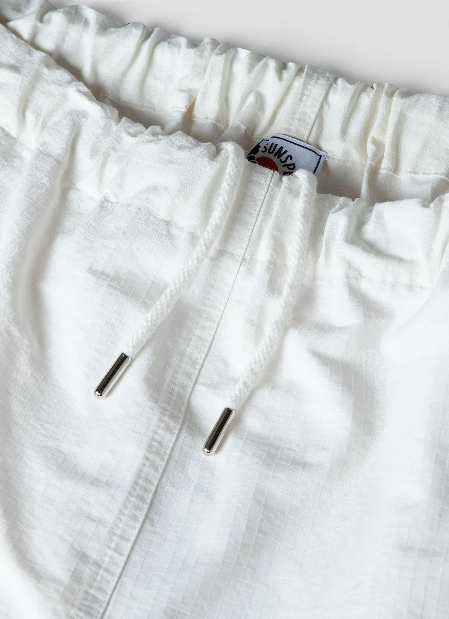 Men's Sunspel x Nigel Cabourn Ripstop Army Short in Off White sold by Sunspel product image thumbnail 4