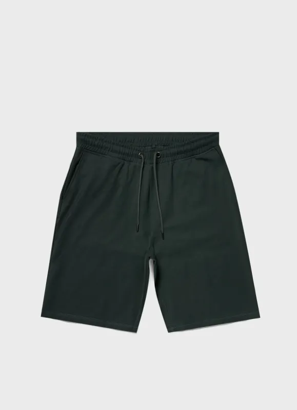 Men's DriRelease Active Shorts in Seaweed made by Sunspel