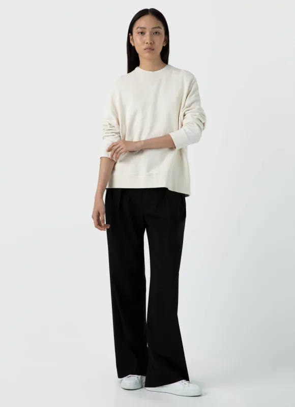 Women's Relaxed Loopback Sweatshirt in Undyed sold by Sunspel