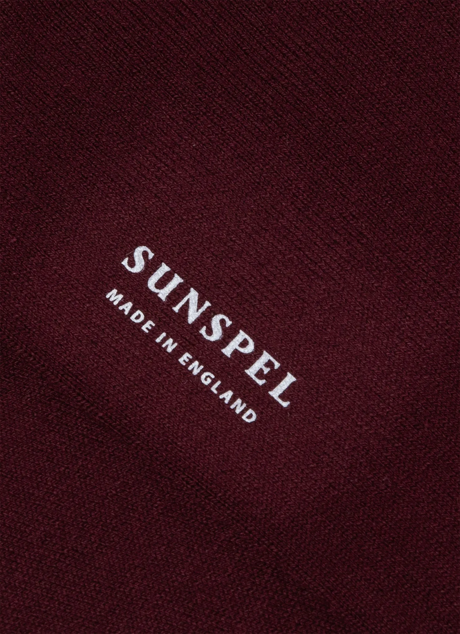 Men's Cotton Socks in Maroon sold by Sunspel product image thumbnail 2