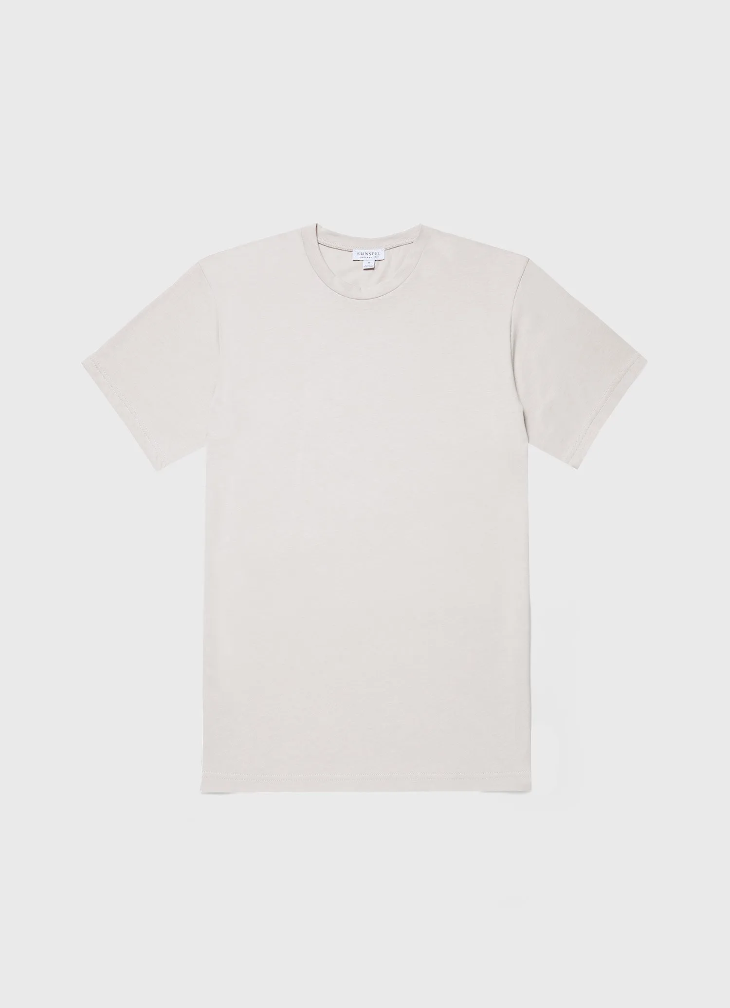 Men's Riviera Midweight T-shirt in Putty sold by Sunspel