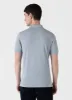 Men's Piqué Polo Shirt in Smoke Blue sold by Sunspel