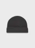 Textured Waffle Hat in Charcoal Melange sold by Sunspel
