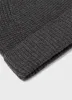 Textured Waffle Hat in Charcoal Melange sold by Sunspel