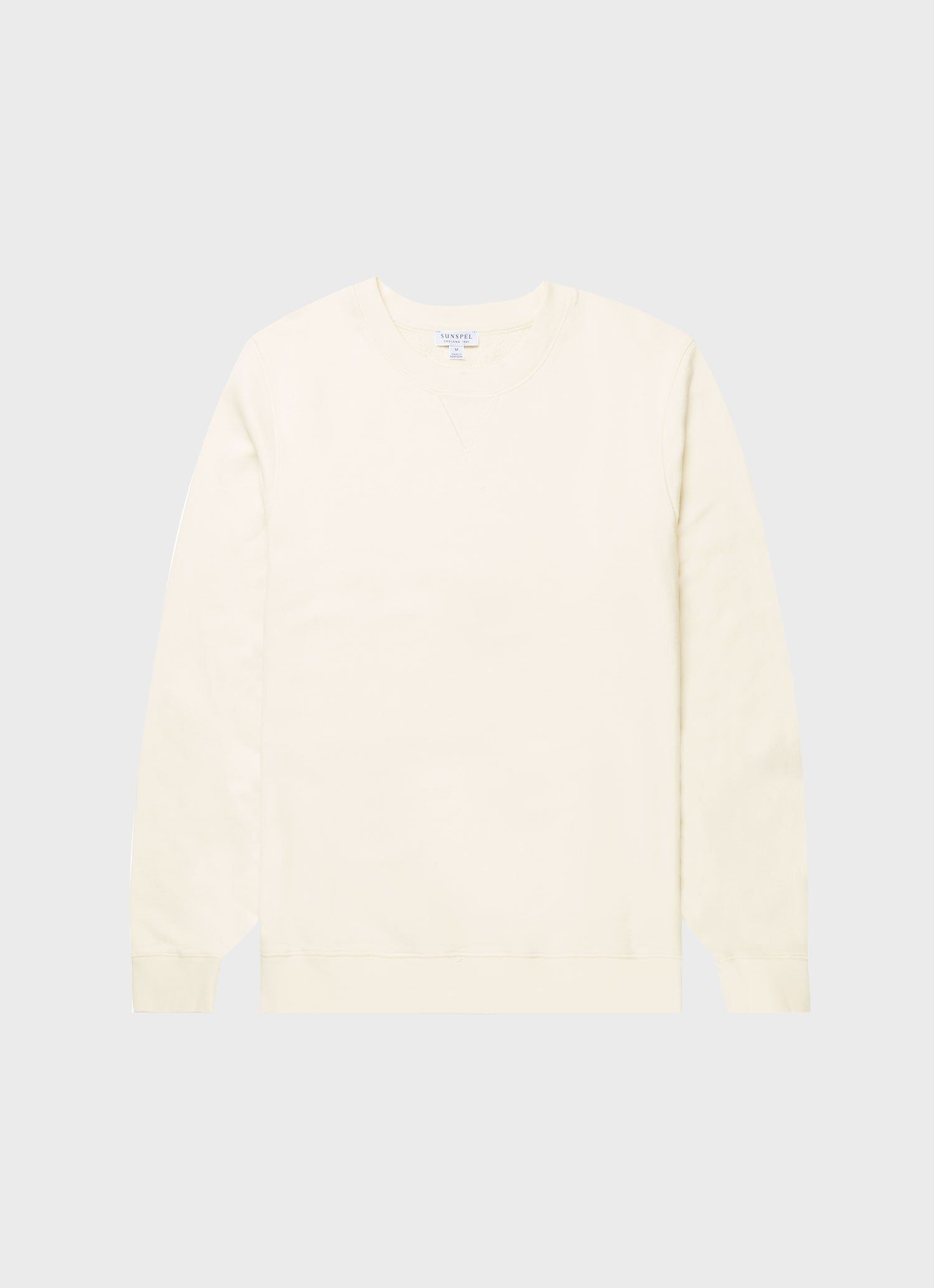 Men's Loopback Sweatshirt in Archive White sold by Sunspel