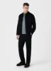 Men's Riviera Polo Shirt in Smoke Green sold by Sunspel