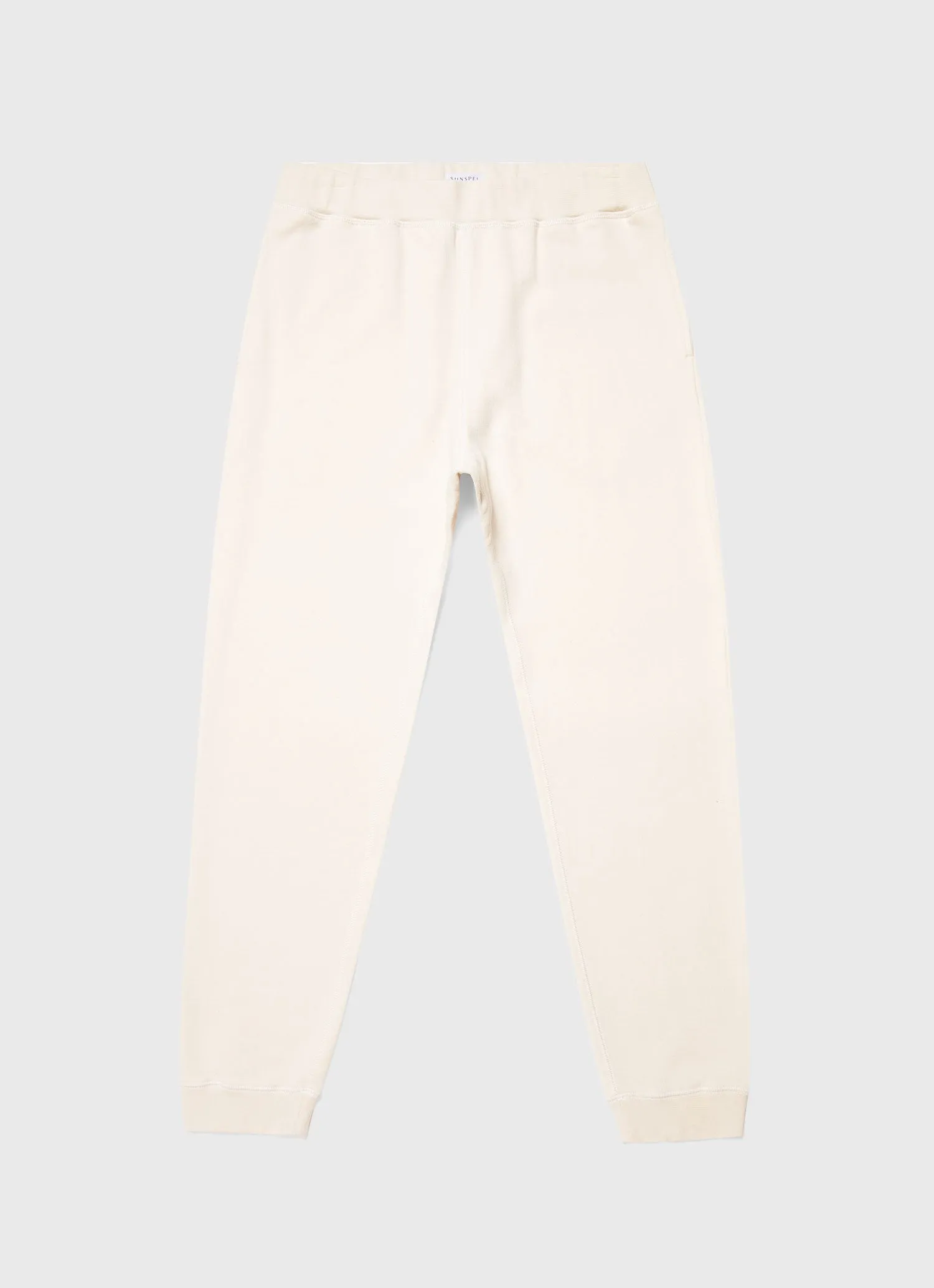 Men's Undyed Loopback Sweatpants in Undyed sold by Sunspel
