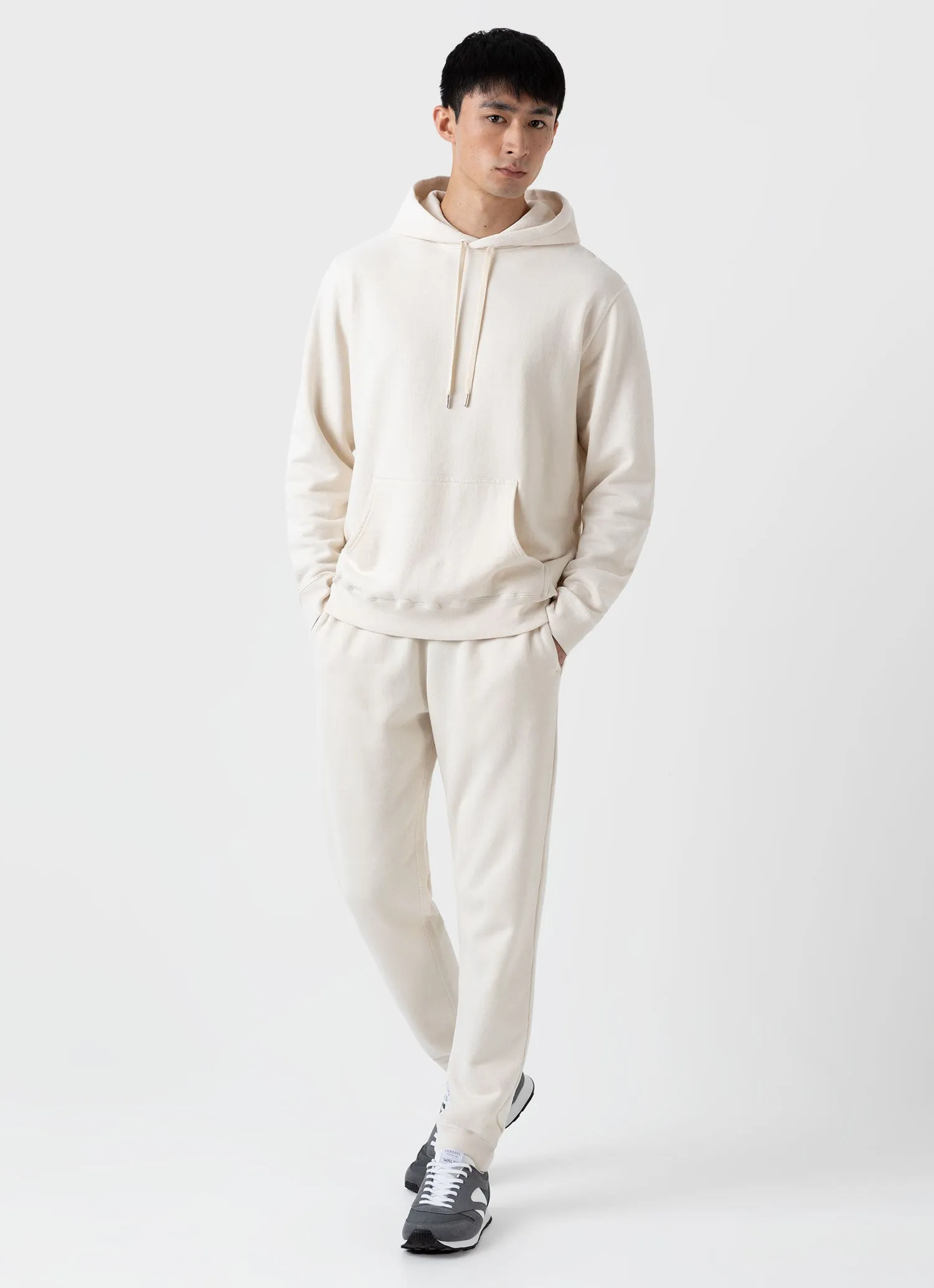 Men's Undyed Loopback Sweatpants in Undyed sold by Sunspel product image thumbnail 2