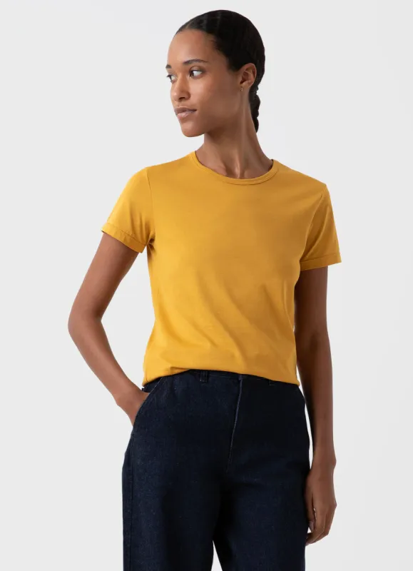 Women's Classic T-shirt in Cider sold by Sunspel