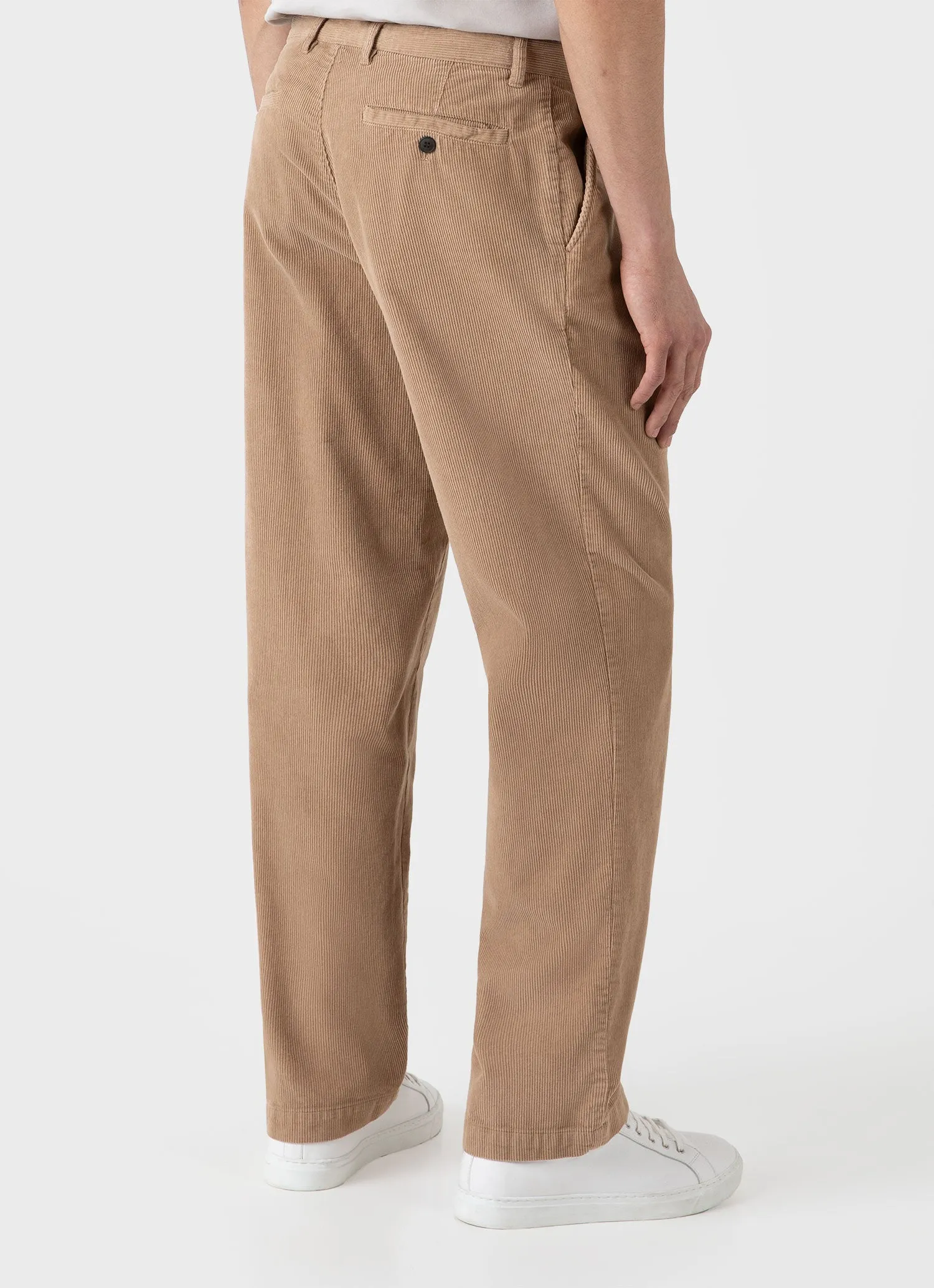 Men's Cord Chore Trouser in Sandstone sold by Sunspel product image thumbnail 5