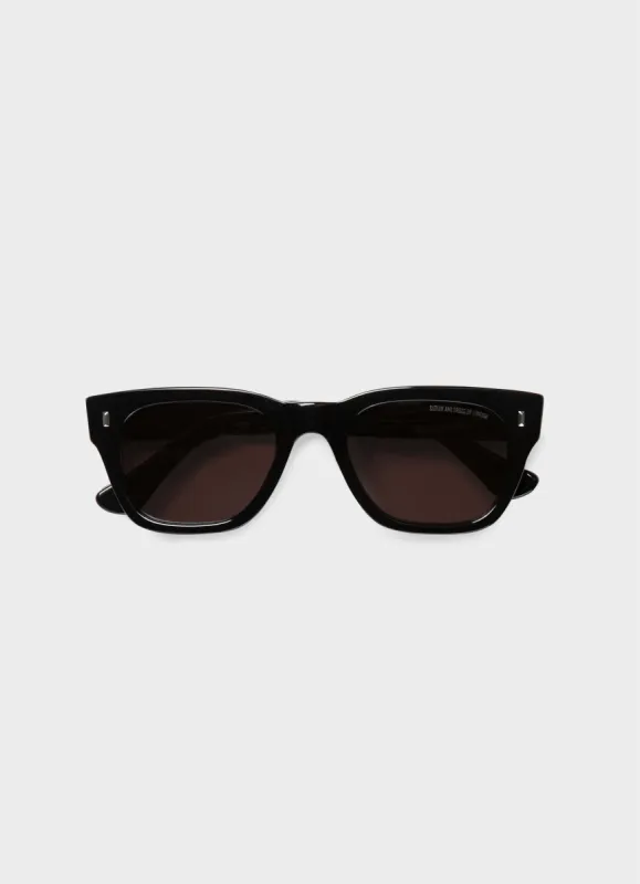 Cutler and Gross Sunglasses in Black sold by Sunspel
