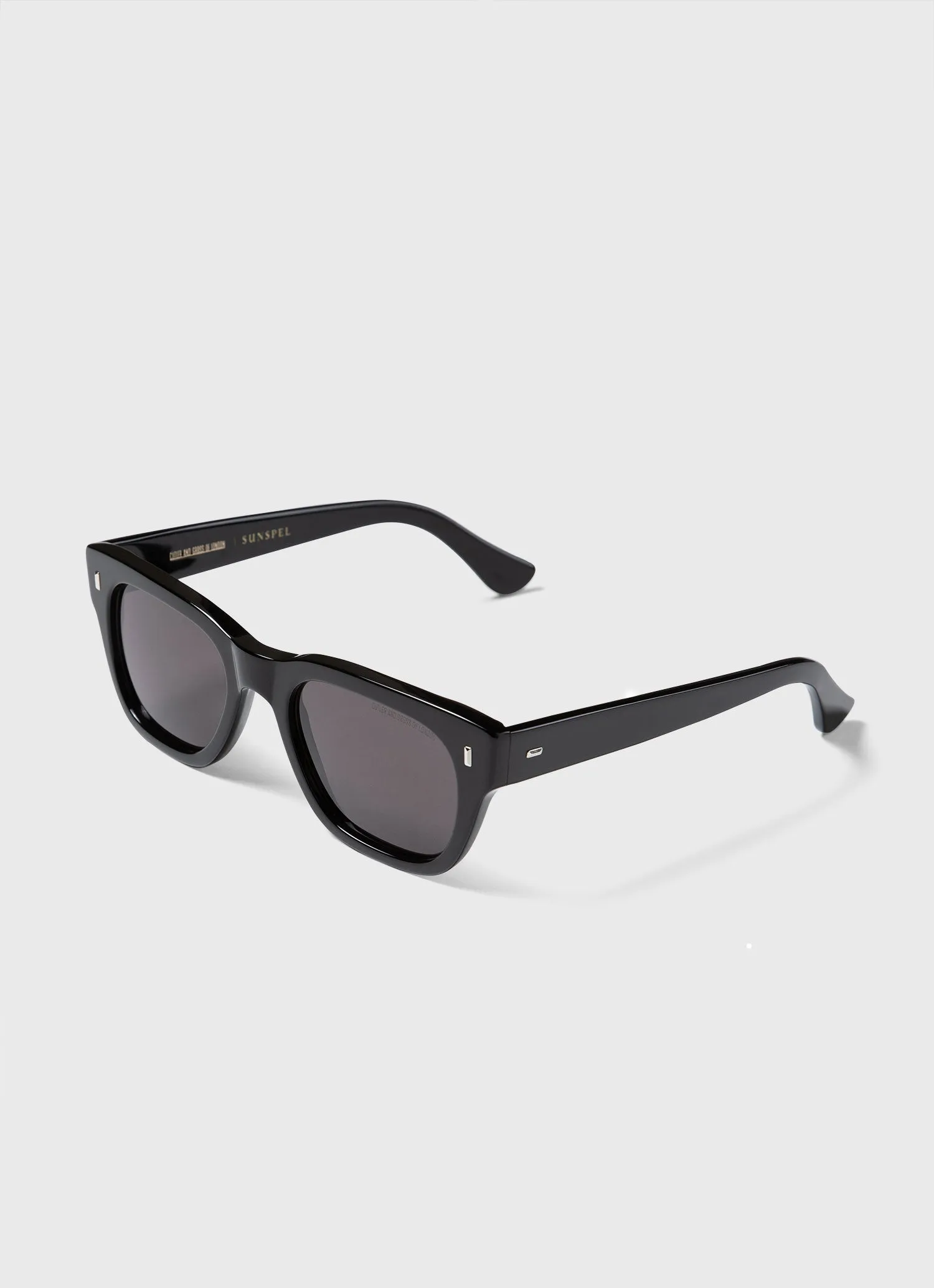 Cutler and Gross Sunglasses in Black sold by Sunspel product image thumbnail 2