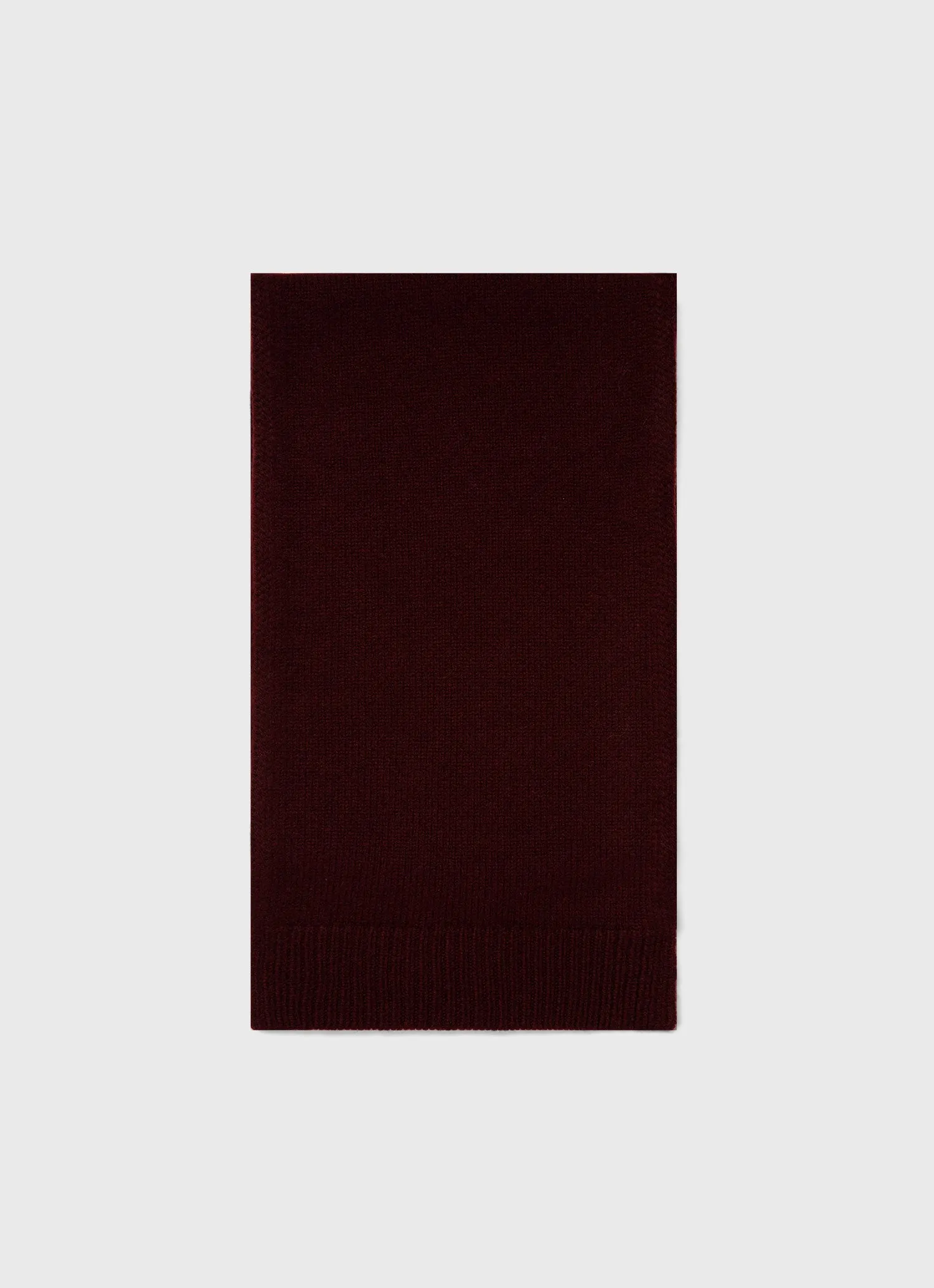 Scottish Lambswool Scarf in Maroon sold by Sunspel