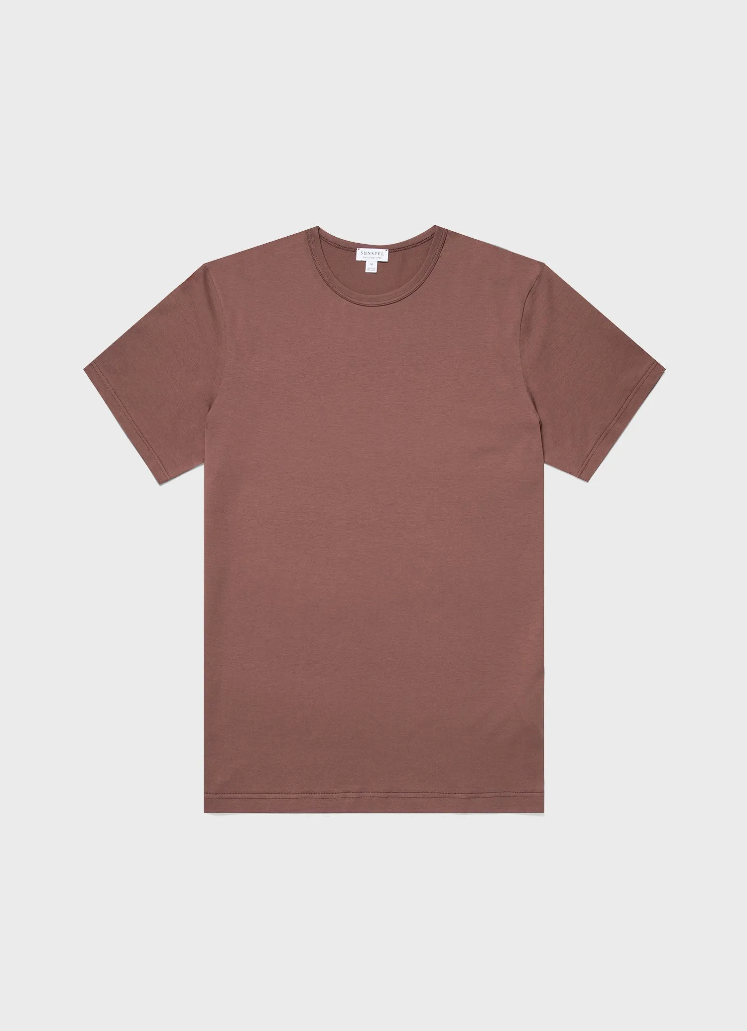 Men's Classic T-shirt in Brown sold by Sunspel